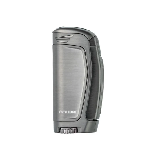 Colibri Enterprise E3 - 3 sugaras oldalsó szúrólángos szivaröngyújtó - gunmetal - Colibri Enterprise