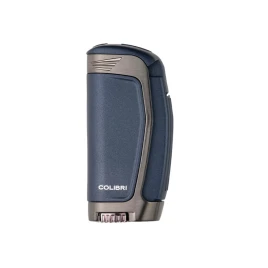 Colibri Enterprise E3 - 3 sugaras oldalsó szúrólángos szivaröngyújtó - navy, gunmetal