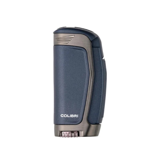Colibri Enterprise E3 - 3 sugaras oldalsó szúrólángos szivaröngyújtó - navy, gunmetal