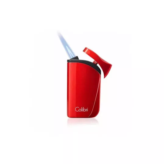 Colibri Falcon Metallic Red különleges kialakítású szúró lángos szivar öngyújtó - piros