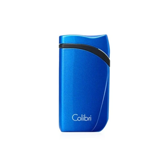 Colibri Falcon Metallic Blue különleges kialakítású szúró lángos szivar öngyújtó - kék - Colibri Falcon