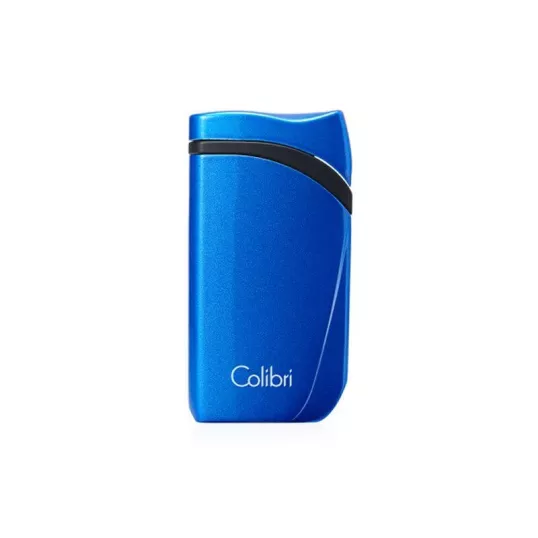 Colibri Falcon Metallic Blue különleges kialakítású szúró lángos szivar öngyújtó - kék