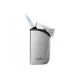 Colibri Falcon Carbon Fiber Silver különleges kialakítású szúró lángos szivar öngyújtó - ezüst