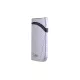 Colibri Falcon Carbon Fiber Silver különleges kialakítású szúró lángos szivar öngyújtó - ezüst