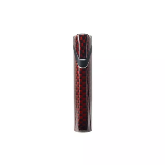 Colibri Falcon Carbon Fiber Red különleges kialakítású szúró lángos szivar öngyújtó - vörös