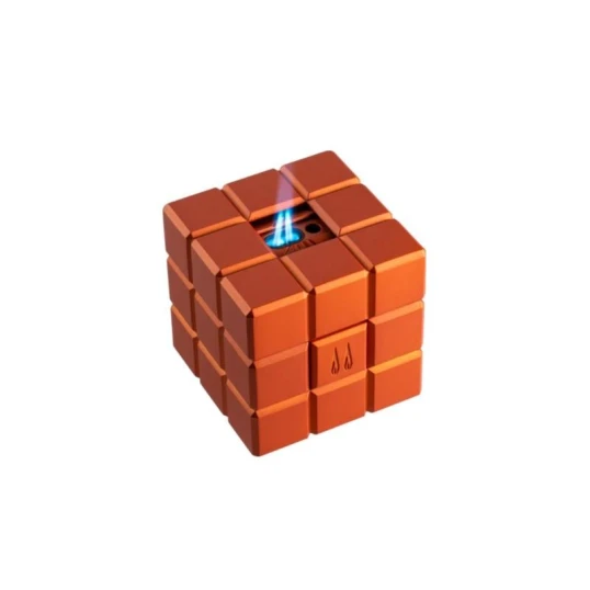 Colibri Heritage Cube asztali szivar öngyújtó – Narancssárga - Colibri Cube