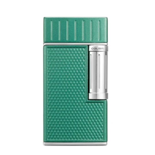 Colibri Julius Green + Chrome szivar öngyújtó, dupla lánggal - Colibri Julius