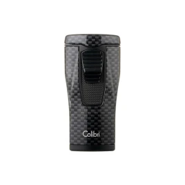 Colibri Monaco Carbon Fiber Black hármas piramis lángú szúrólángos szivar öngyújtó – fekete