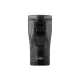 Colibri Monaco Carbon Fiber Black, hármas piramis formájú lánggal égő szúrólángos szivar öngyújtó - fekete