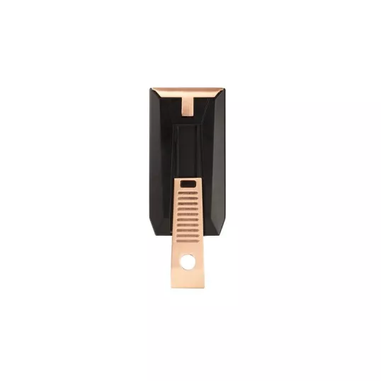 Colibri Slide Black & Rose Gold fekete és rose gold színű szivaröngyújtó dupla szúrólánggal és beépített szivarfúróval