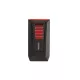 Colibri Slide Black & Red fekete és piros színű szivaröngyújtó dupla szúrólánggal és beépített szivarfúróval