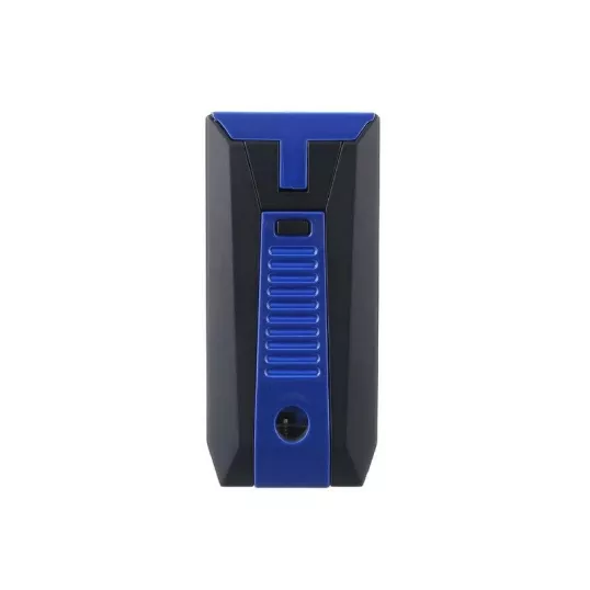 Colibri Slide Black & Blue fekete és kék színű szivaröngyújtó dupla szúrólánggal és beépített szivarfúróval