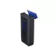 Colibri Slide Black & Blue fekete és kék színű szivaröngyújtó dupla szúrólánggal és beépített szivarfúróval