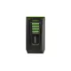 Colibri Slide Black & Green fekete és zöld színű szivaröngyújtó dupla szúrólánggal és beépített szivarfúróval