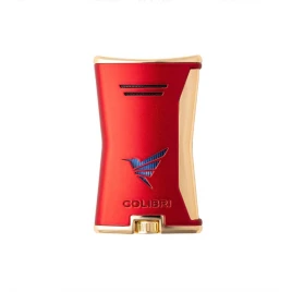 Colibri Slim szivar öngyújtó - piros, arany
