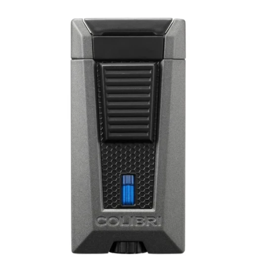 Colibri Stealth Triple hármas szúrólángos szivar öngyújtó – matt szürke-fekete - Colibri Stealth