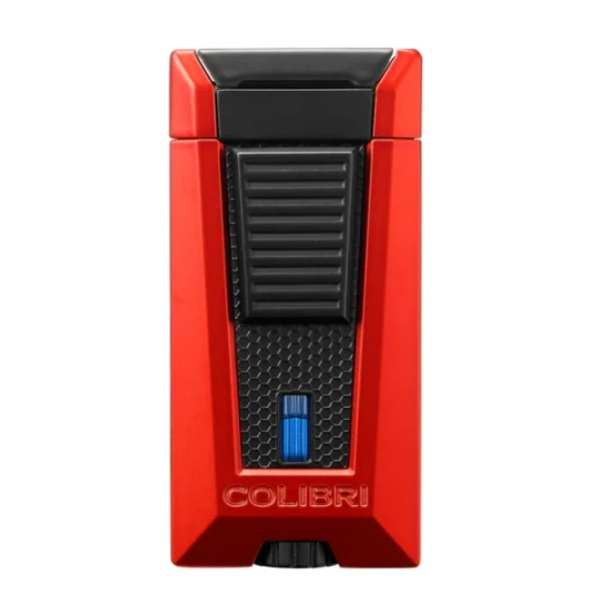 Colibri Stealth Triple hármas szúrólángos szivar öngyújtó – matt piros-fekete - Colibri Stealth