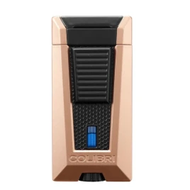Colibri Stealth Triple hármas szúrólángos szivar öngyújtó – matt rose gold-fekete