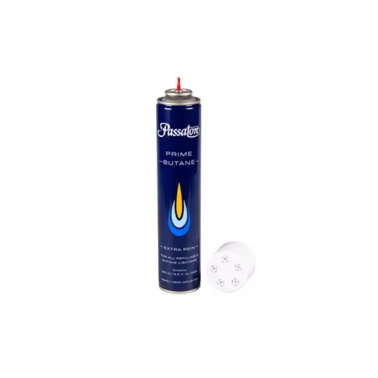 Passatore Prime Butane, nagy tisztaságú öngyújtó utántöltő gáz - 400ml