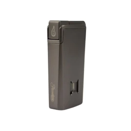 Passatore Devon Dual Flame pipa- és szivaröngyújtó – gun satin