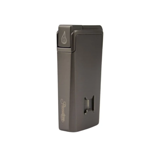 Passatore Devon Dual Flame pipa- és szivaröngyújtó – gun satin - Minőségi pipás öngyújtó