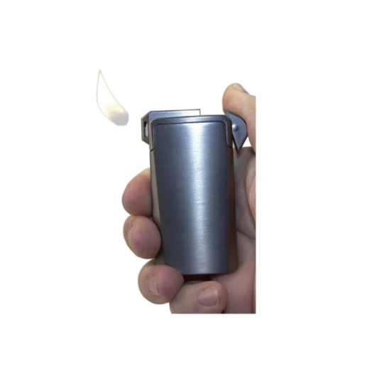 Passatore Devon Dual Flame pipa- és szivaröngyújtó – gun satin - Minőségi pipás öngyújtó