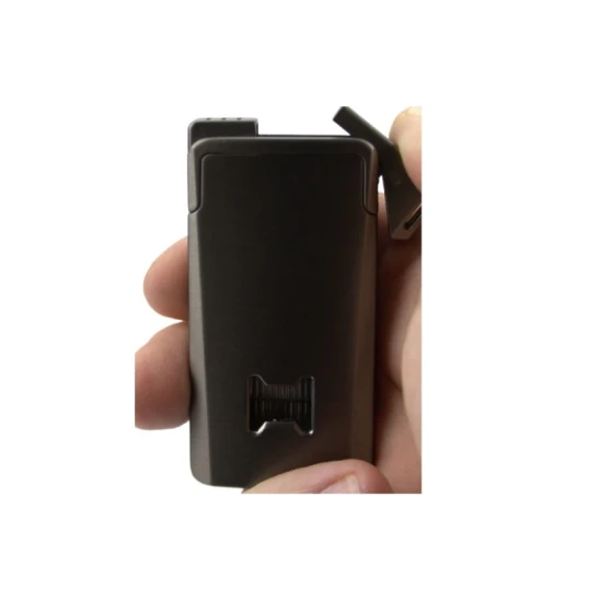 Passatore Devon Dual Flame pipa- és szivaröngyújtó – gun satin - Minőségi pipás öngyújtó