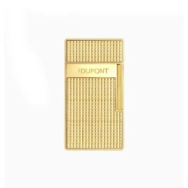 S.T. Dupont LI Biggy Diamond Head Golden szivaros öngyújtó - széles szúrólánggal