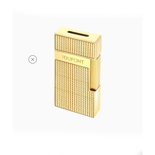 S.T. Dupont LI Biggy Diamond Head Golden szivaros öngyújtó - széles szúrólánggal - S.T. Dupont Big D