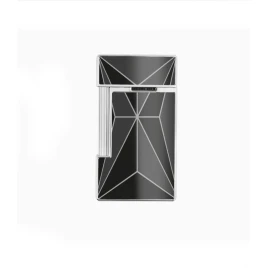 S.T. Dupont LI Slimmy X Black szúrólángos öngyújtó - Lacq/Chrome