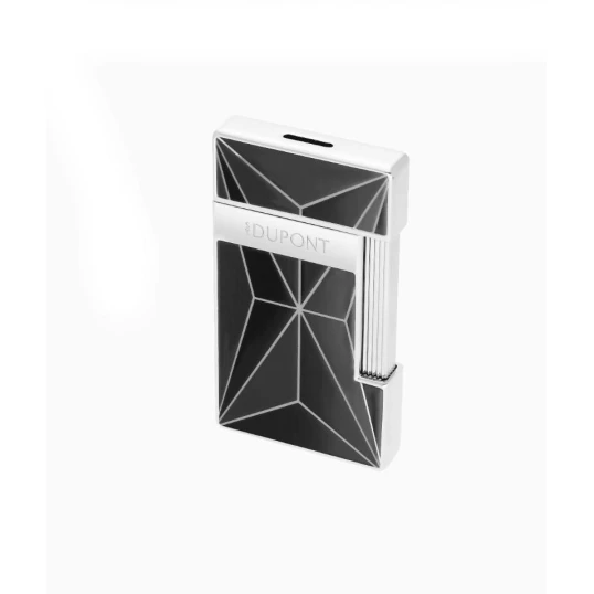 S.T. Dupont LI Slimmy X Black szúrólángos öngyújtó - Lacq/Chrome