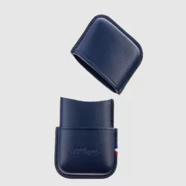 S.T. Dupont kék színű bőr öngyújtó tok S.T. Dupont Ligne 2 és Gatsby szivar gyújtóhoz