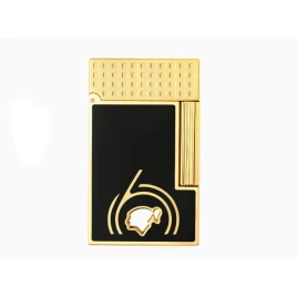 S.T. Dupont Ligne 2 Cohiba 60th Anniversary fekete és arany színű dupla lángos szivaröngyújtó