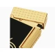S.T. Dupont Ligne 2 Cohiba 60th Anniversary fekete és arany színű dupla lángos szivaröngyújtó