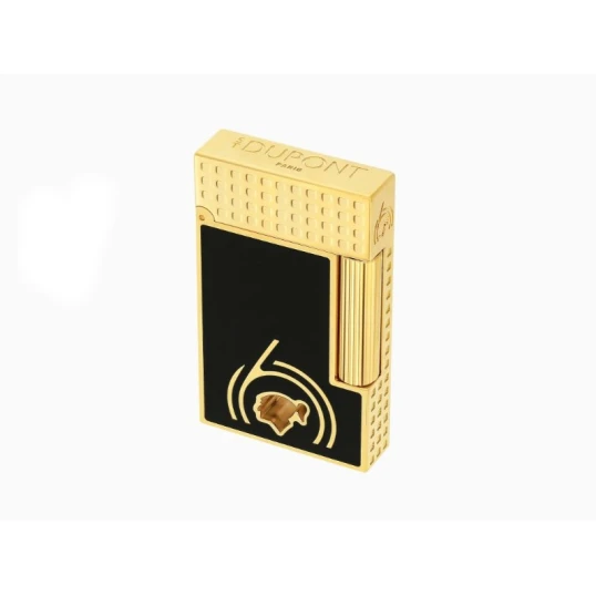 S.T. Dupont Ligne 2 Cohiba 60th Anniversary fekete és arany színű dupla lángos szivaröngyújtó