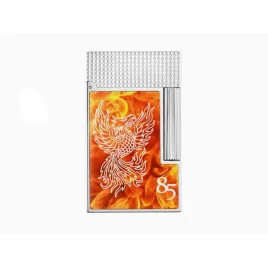 S.T. Dupont Ligne 2 85th Anniversary Phoenix limitált kiadású, palládiumbevonatos szivaröngyújtó – természetes lakkozással - 0303