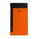S.T. Dupont Slim 7 Fluo orange, élénk narancssárga és matt fekete színű szivar öngyújtó erős szúró lánggal
