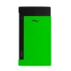 S.T. Dupont Slim 7 Fluo green, élénk zöld és matt fekete színű szivar öngyújtó erős szúró lánggal