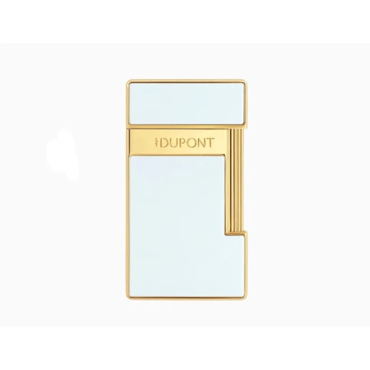 S.T. Dupont Slimmy White Lacquer szúrólángos szivaröngyújtó