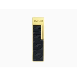 S.T. Dupont Twiggy Monogram 1872 Black szivaröngyújtó arany színű - Fekete és arany színű