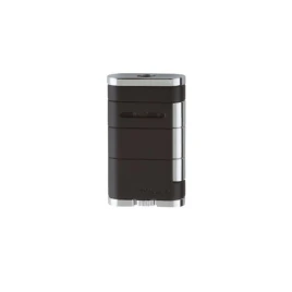 Xikar Allume Tuxedo Black szivar öngyújtó 1-es szúró lánggal fekete/króm