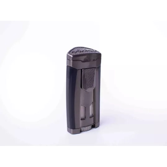Xikar HP3 Dark Silver szivar öngyújtó 3-as szúró lánggal nagy méretű szivarokhoz - sötét szürke