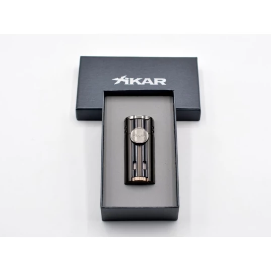 Xikar HP4™ G2 szivar öngyújtó 4-es szúrólánggal – gunmetal (sötétszürke)