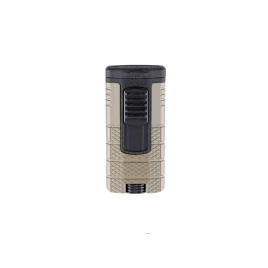 Xikar Tactical Triple Tan and Black 3-as szúrólángos szivaröngyújtó övcsipesszel - zöldes szürke