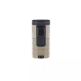 Xikar Tactical Triple Tan and Black 3-as szúrólángos szivaröngyújtó övcsipesszel - zöldes szürke
