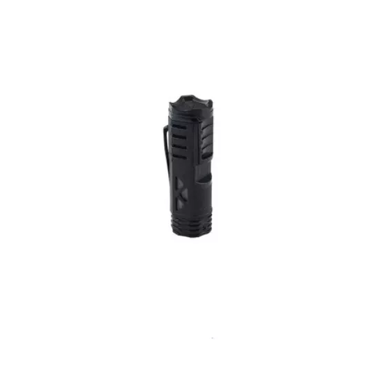 XIKAR Tactical 1 Black szúrólángos szivargyújtó övcsipesszel - matt fekete