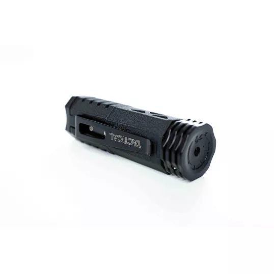 XIKAR Tactical 1 Black szúrólángos szivargyújtó övcsipesszel - matt fekete