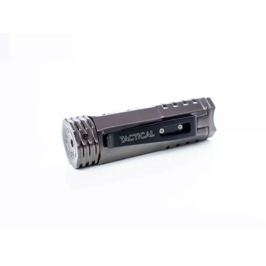 XIKAR Tactical 1 Gunmetal szúrólángos szivar gyújtó övcsipesszel - sötét szürke