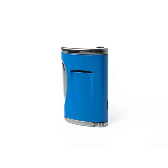 Xikar Xidris Cobalt Blue, világos kék színű szivar öngyújtó Jet lánggal - Direct Inject Flame - Xikar Xidris