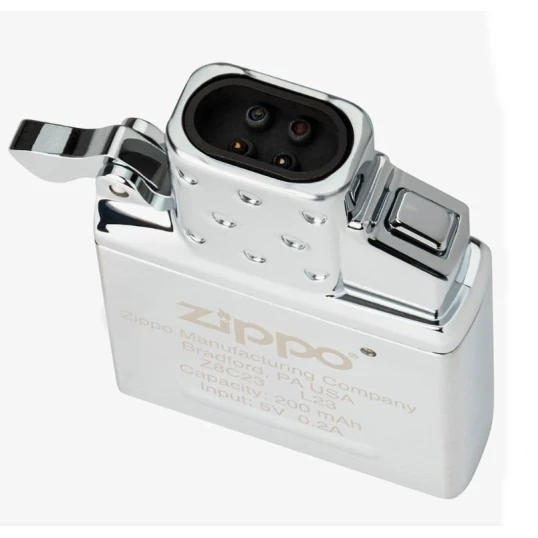 Zippo dupla plazmaív USB-C öngyújtó betét króm színű Classic Zippo öngyújtókhoz